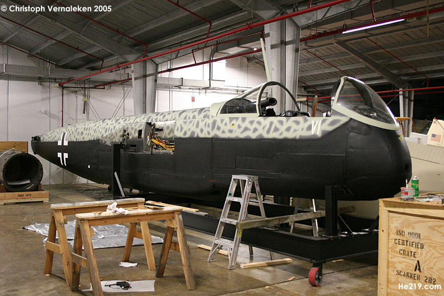 He 219 at NASM Workshop